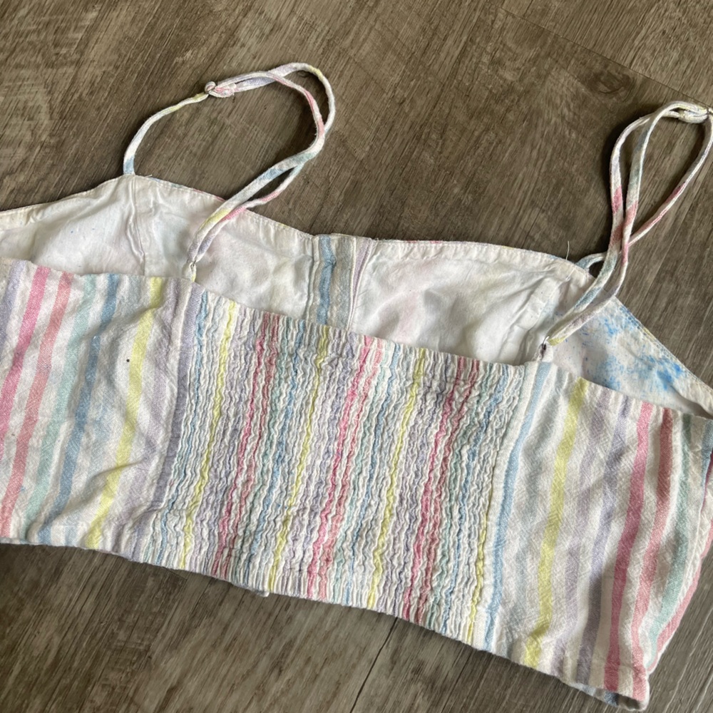 MultiColor Crop Top - Picture 3 of 3